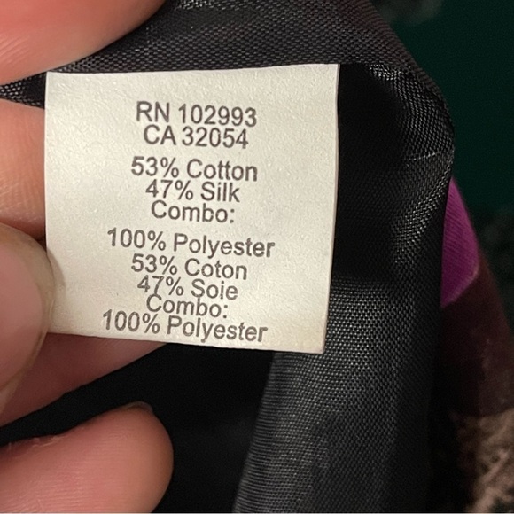 Anthropologie Twinkle By Wenlan Cotton and Silk Blend Floral Dress Size 6 - Picture 9 of 10